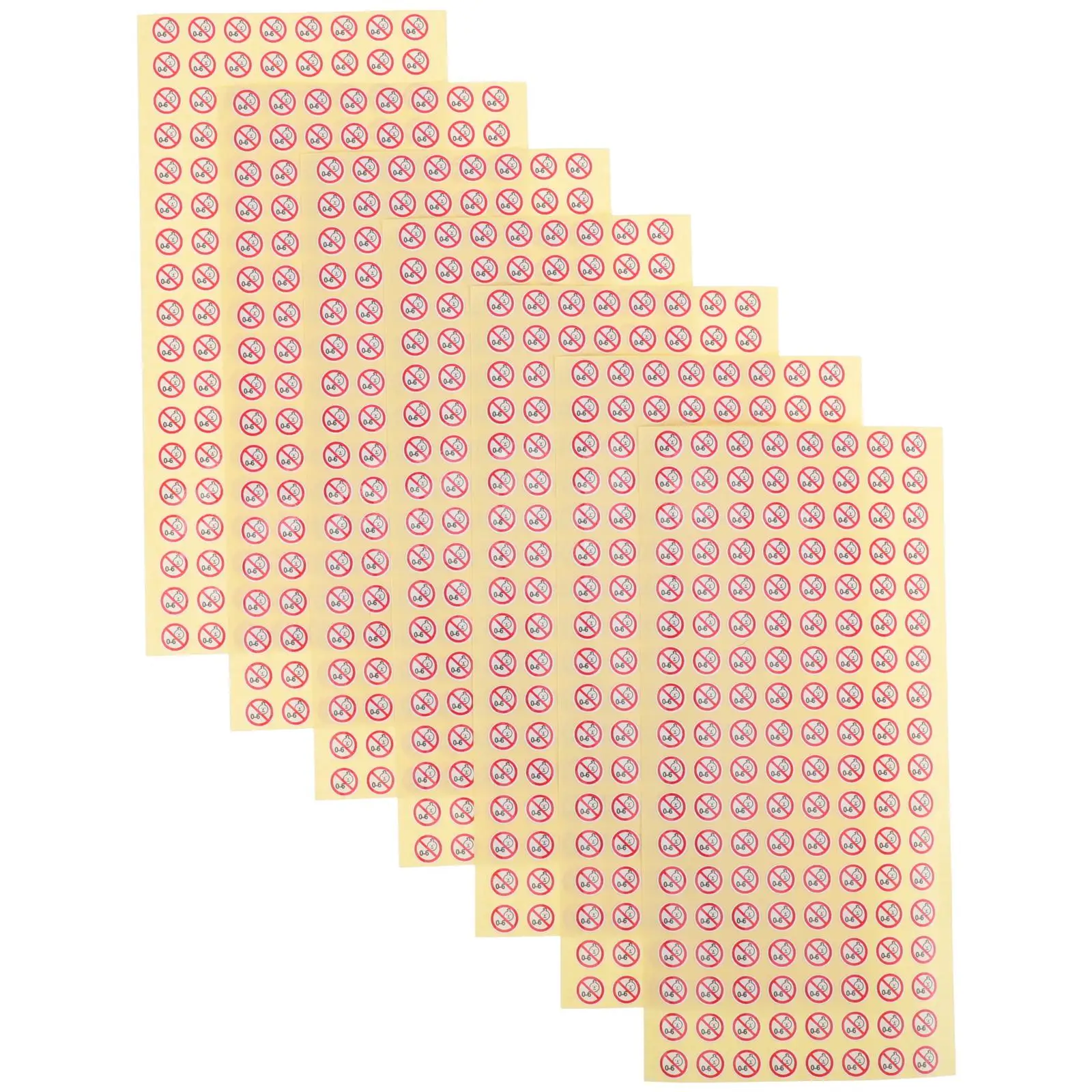 Kids Colorful 0-3 Year Old Baby Prohibited Label Self-adhesive Toy Food 1000pcs (0-3 Years Old) Labels Warning Stickers Child
Kids Colorful 0-3 Year Old Baby Prohibited Label Self-adhesive Toy Food 1000pcs (0-3 Years Old) Labels Warning Stickers Child