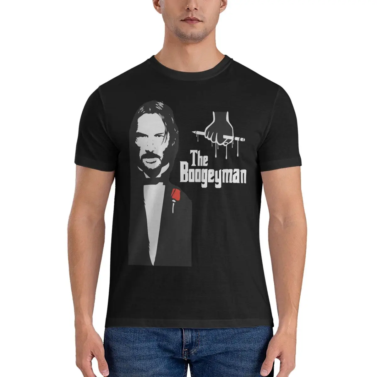Художественная футболка Men John Wick повседневные 100% хлопковые футболки с круглым вырезом
Художественная футболка Men John Wick повседневные 100% хлопковые футболки с круглым вырезом