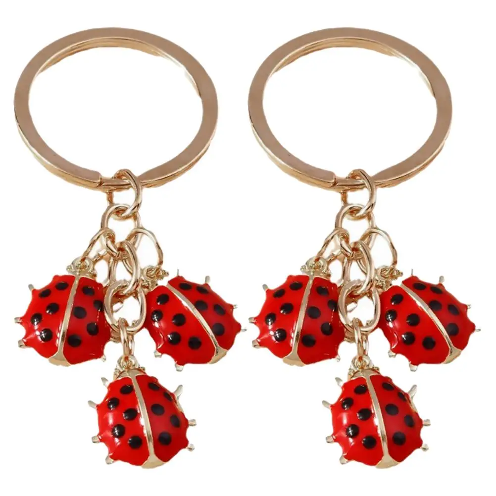 2 Pcs Ladybug Keychain Fashionable Alloy Holder Charm Decor Purse Bag Car Keyring Accessories Lightweight Creative Design
2 Pcs Ladybug Keychain Fashionable Alloy Holder Charm Decor Purse Bag Car Keyring Accessories Lightweight Creative Design