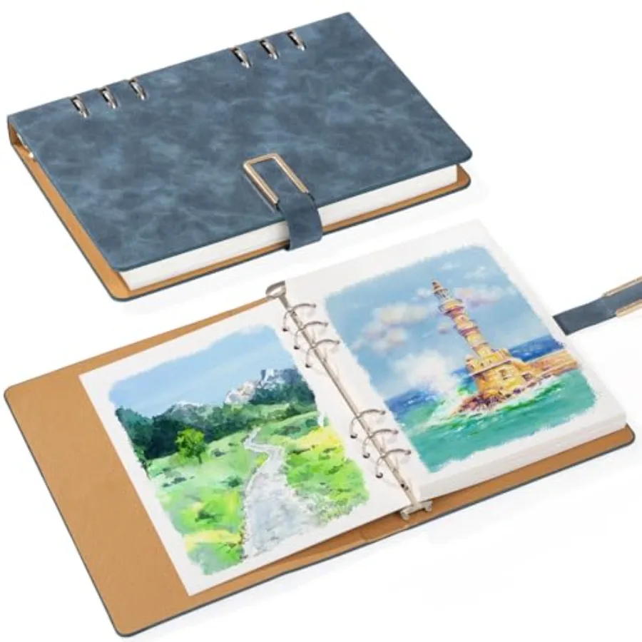 30 Sheets Watercolor Sketchbook, 140 lb/300 GSM Watercolor Journal Cold Press Watercolor Paper Watercolor Notebook for Painting
30 Sheets Watercolor Sketchbook, 140 lb/300 GSM Watercolor Journal Cold Press Watercolor Paper Watercolor Notebook for Painting