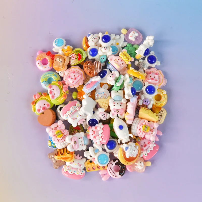 50pcs Creative Cute Cartoon Resin Pendant Kit For DIY Hair Clips, Phone Case,Cartoon Resin Decorative Set For Fridge Sticker Mak
50pcs Creative Cute Cartoon Resin Pendant Kit For DIY Hair Clips, Phone Case,Cartoon Resin Decorative Set For Fridge Sticker Mak