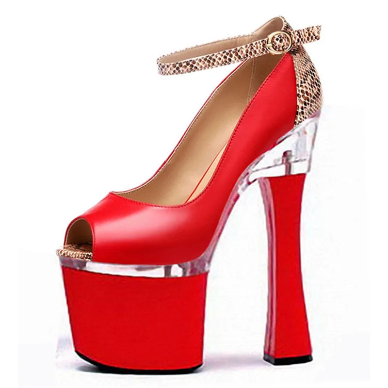 Fashion foot naked belt buckle shoes, 2018 new style, fang and princess snake color high heels, sexy style is 18 cm heel height
Fashion foot naked belt buckle shoes, 2018 new style, fang and princess snake color high heels, sexy style is 18 cm heel height