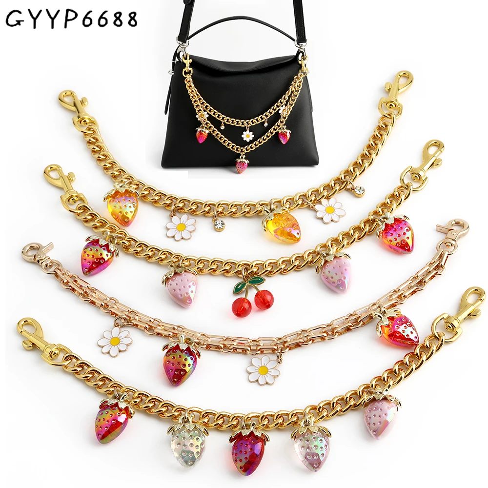 1/3/5PCS 32.5-35cm Plastic Strawberry Small Fruit Pendant Metal Bag Hanging Chain For Handbag Cherry Love Keychain Accessories 
1/3/5PCS 32.5-35cm Plastic Strawberry Small Fruit Pendant Metal Bag Hanging Chain For Handbag Cherry Love Keychain Accessories
