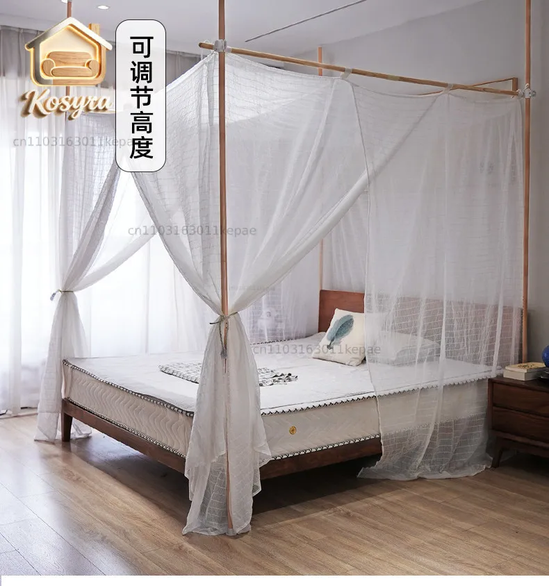 Cotton mosquito net Class A cotton yarn new old-fashioned bed pure cotton court floor household bedroom bed mantle 1.8m 1.5m
Cotton mosquito net Class A cotton yarn new old-fashioned bed pure cotton court floor household bedroom bed mantle 1.8m 1.5m