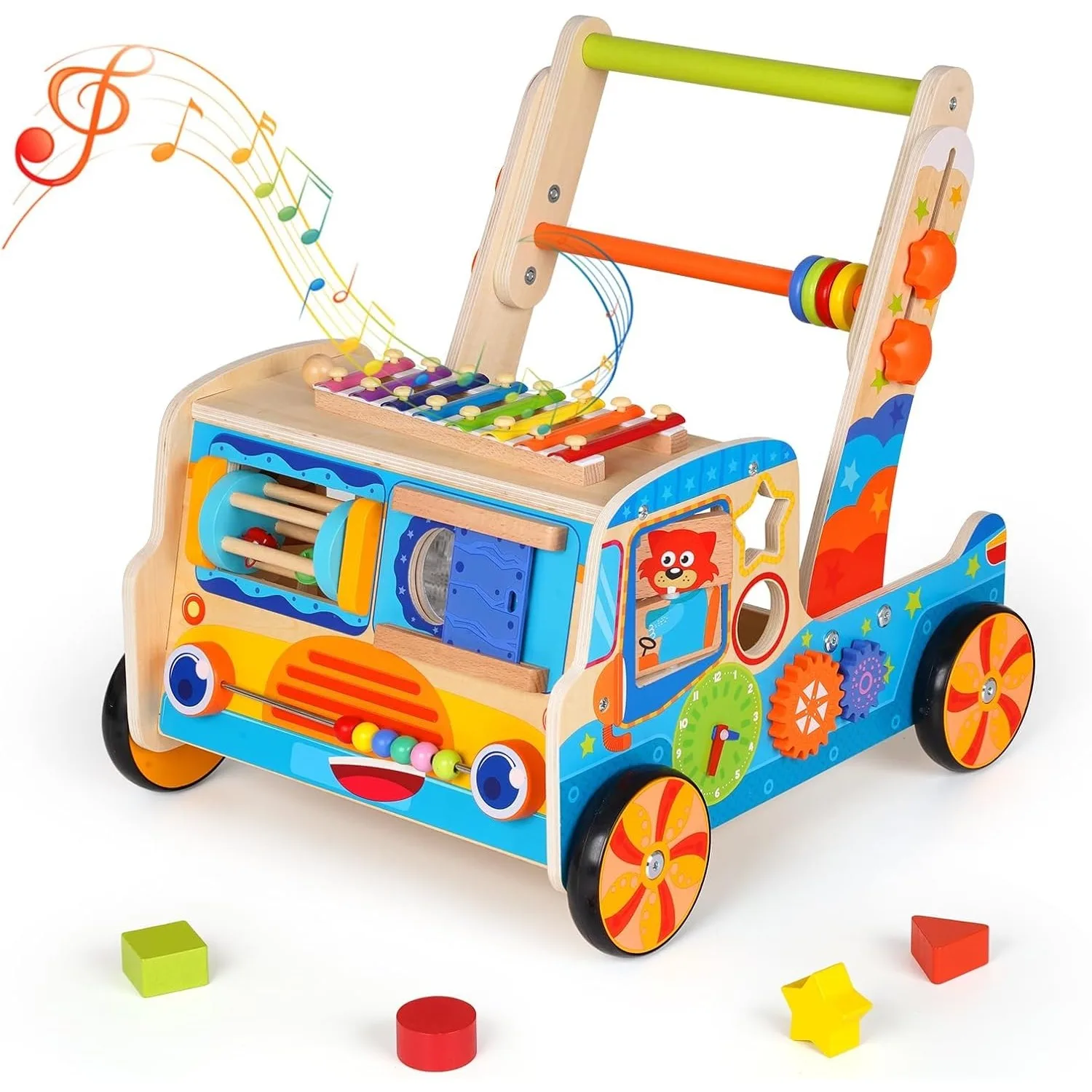 Wooden Baby Walker with Wheels Music Xylophone Baby Activity Center Learning Push Walker for Toddlers Wood Percussion Toy
Wooden Baby Walker with Wheels Music Xylophone Baby Activity Center Learning Push Walker for Toddlers Wood Percussion Toy