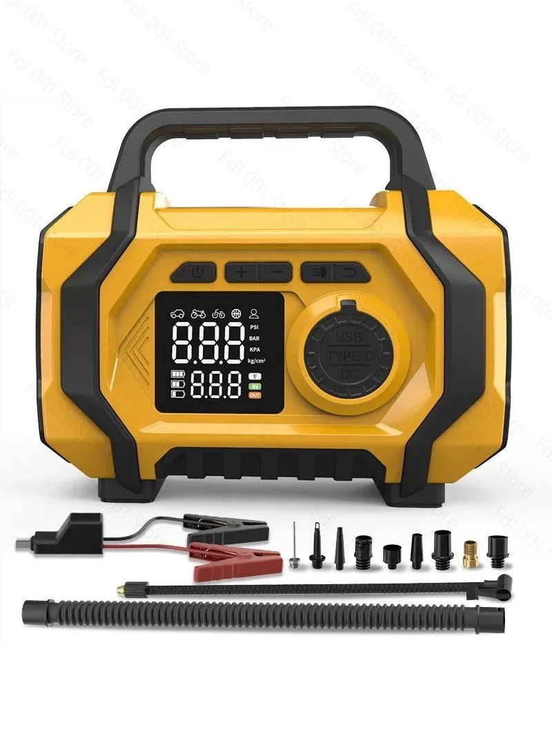 Car Jump Starter Power Bank - 4 in 1 Air Compressor Vacuum Cleaner Emergency Battery Booster Charger
Car Jump Starter Power Bank - 4 in 1 Air Compressor Vacuum Cleaner Emergency Battery Booster Charger