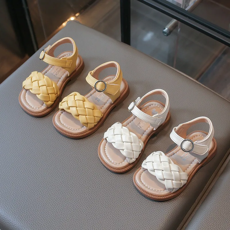 Summer Baby Girls Sandals Children Beach Sandals Comfortable Soft Sole Non Slip Toddler Kids Woven Princess Shoes
Summer Baby Girls Sandals Children Beach Sandals Comfortable Soft Sole Non Slip Toddler Kids Woven Princess Shoes