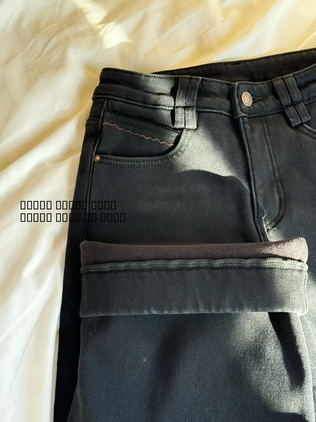 Женские джинсы с высокой талией, свободного кроя, прямые, из черного денима, на флисовой подкладке, для осени и зимы, повседневные, от Ma Sister
Женские джинсы с высокой талией, свободного кроя, прямые, из черного денима, на флисовой подкладке, для осени и зимы, повседневные, от Ma Sister