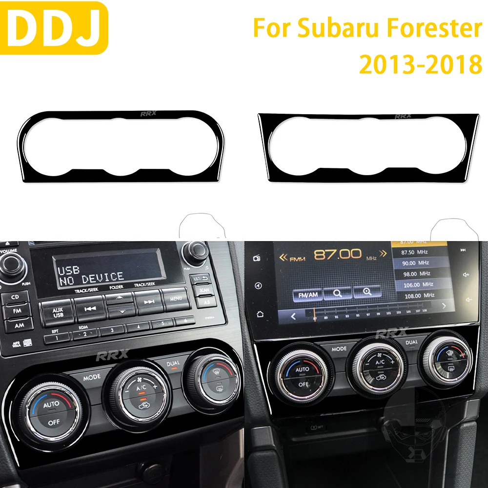 For Subaru Forester 2013-2018 Car Accessories Plastic Piano Black Interior Air Conditioning Panel Trim Sticker Modification
For Subaru Forester 2013-2018 Car Accessories Plastic Piano Black Interior Air Conditioning Panel Trim Sticker Modification