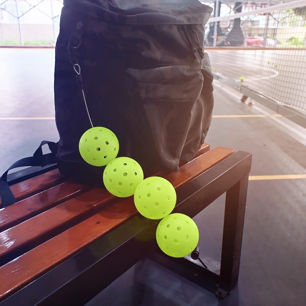 Pickle-Line 5-Ball Holder - Portable Pickleball Carrier Stringer, Paddle Accessory & Ball Storage Bag (with Belt Clip)
Pickle-Line 5-Ball Holder - Portable Pickleball Carrier Stringer, Paddle Accessory & Ball Storage Bag (with Belt Clip)