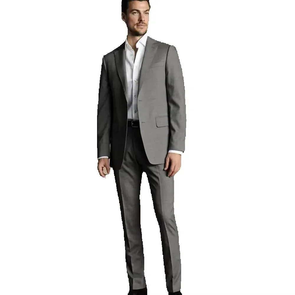 2025 Suits for Men Elegant Peak Lapel Single Breasted 2 Pieces Jacket Pants High Quality Fit Formal Event Slim Male Clothing
2025 Suits for Men Elegant Peak Lapel Single Breasted 2 Pieces Jacket Pants High Quality Fit Formal Event Slim Male Clothing