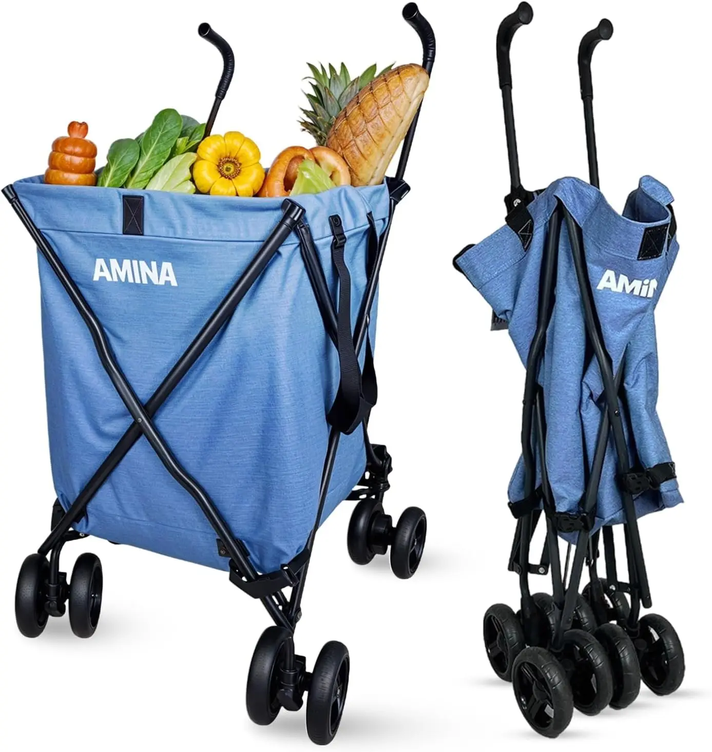 Складная корзина для покупок с колесами, водонепроницаемая сумка, вмещает 132 фунта, удобное хранение продуктов и стирки.
Складная корзина для покупок с колесами, водонепроницаемая сумка, вмещает 132 фунта, удобное хранение продуктов и стирки.