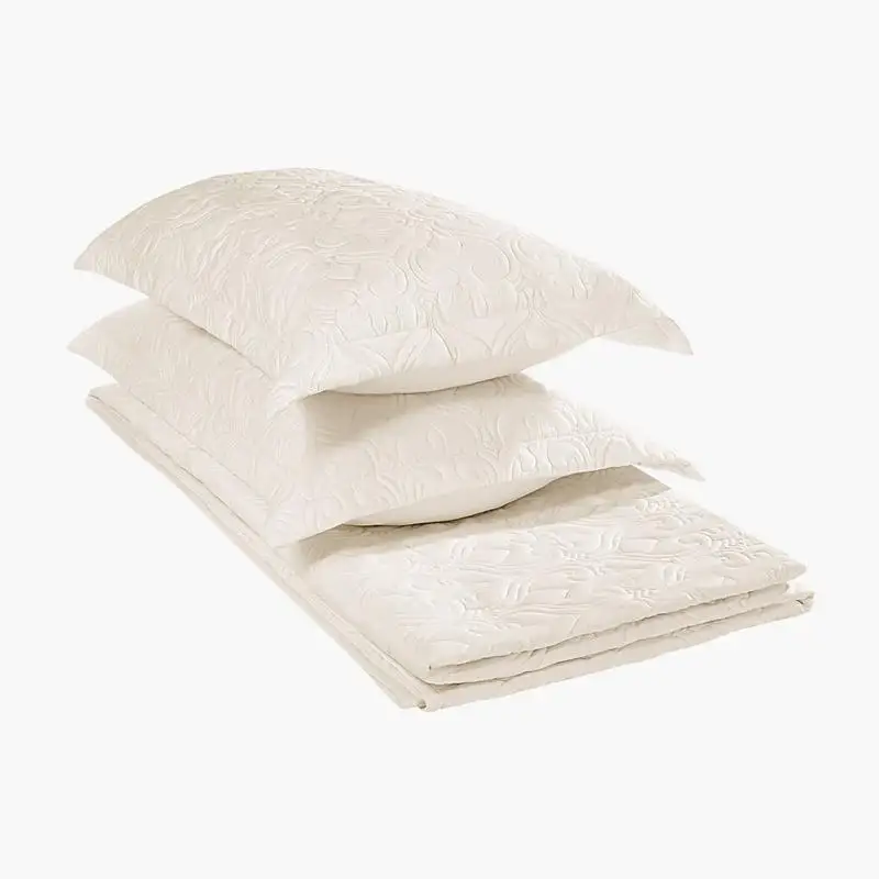 King Bedding Set 106x92in For Master Bedroom Guest Room Vacation Home, 3-Piece Cotton Reversible Coverlet Beige Quilted Bedspread 1 Quilt 2 Pillow Shams All Season Breathable Soft Fabric
King Bedding Set 106x92in For Master Bedroom Guest Room Vacation Home, 3-Piece Cotton Reversible Coverlet Beige Quilted Bedspread 1 Quilt 2 Pillow Shams All Season Breathable Soft Fabric