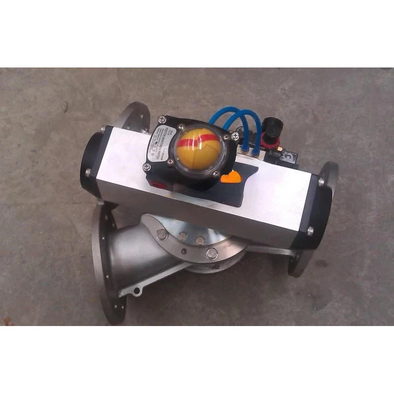 Multifunctional Powder Conveying Reversing Pipe Flange Over Tee Shunt