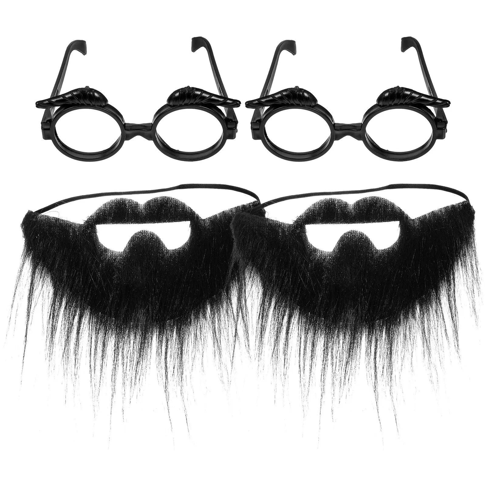 2Sets Fake Mustache and Glasses Costume Props for Kids Adults Cosplay Party Role Play Old Person Look Realistic Lightweight Fun
2Sets Fake Mustache and Glasses Costume Props for Kids Adults Cosplay Party Role Play Old Person Look Realistic Lightweight Fun