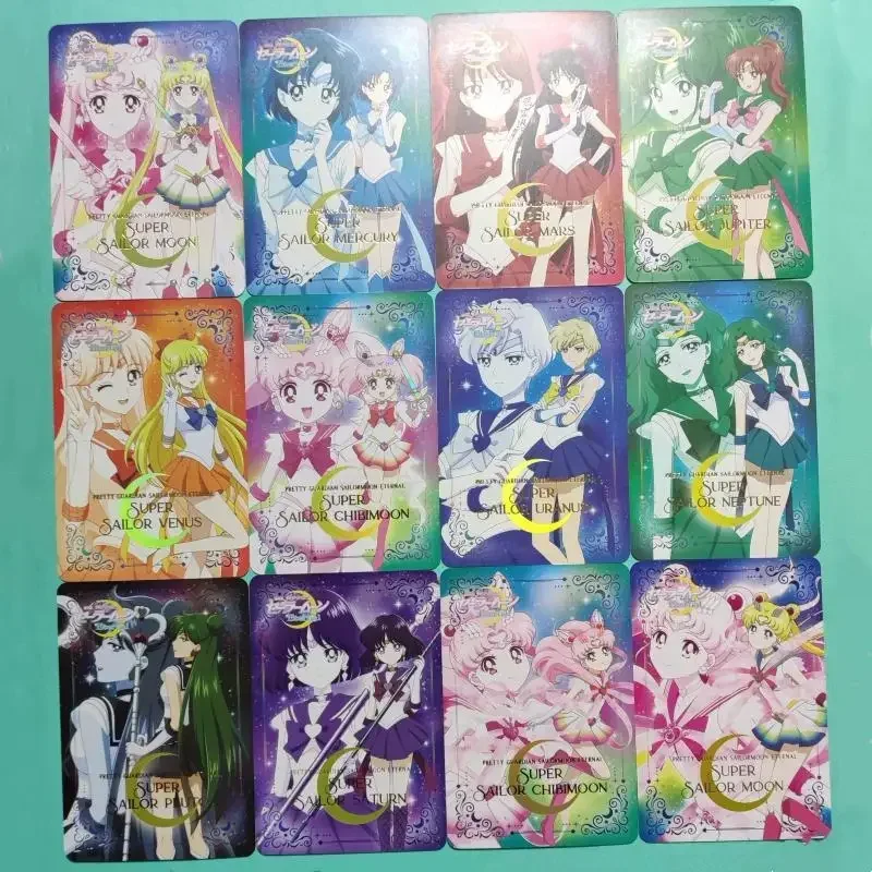 12 шт./компл. персонажи аниме Сейлор Мун мейоу Setsuna Tenoh Haruka самодельные классические серийные цветные флэш-коллекционные карточки подарок
12 шт./компл. персонажи аниме Сейлор Мун мейоу Setsuna Tenoh Haruka самодельные классические серийные цветные флэш-коллекционные карточки подарок