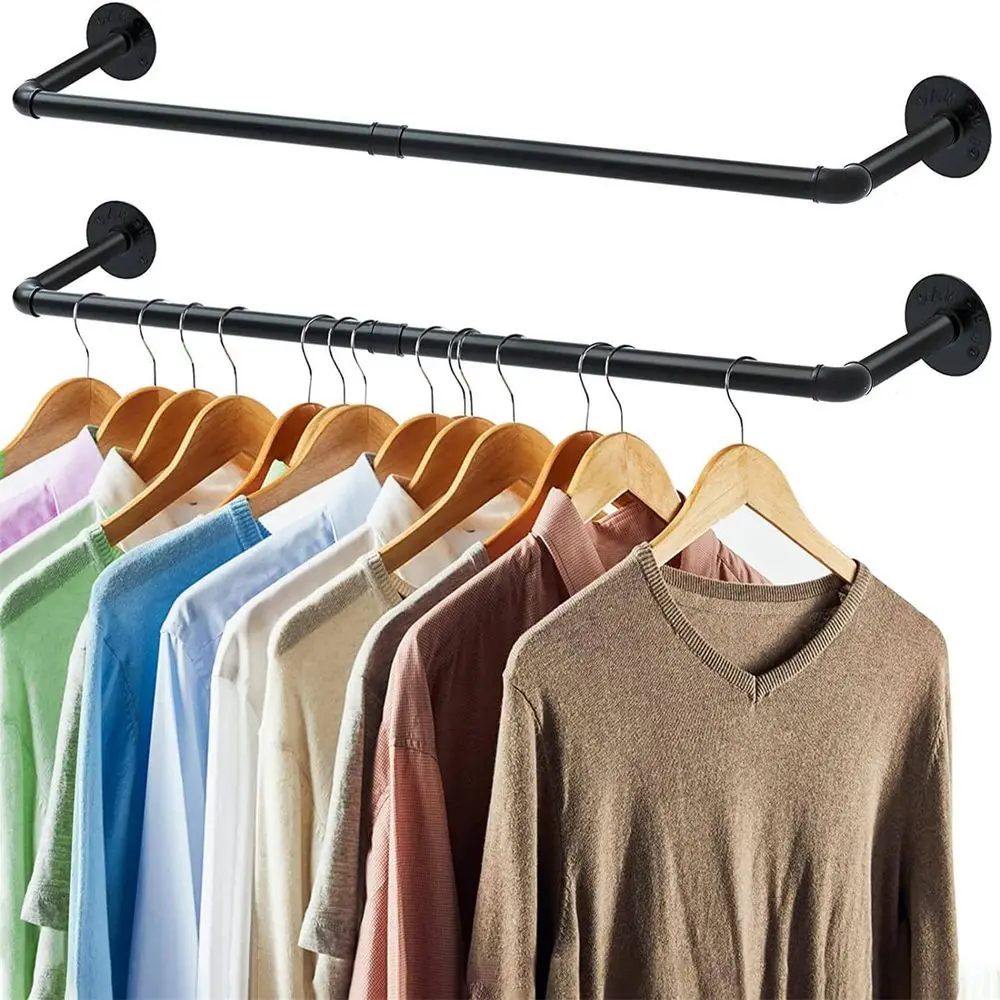 Set 36.2 Industrial Pipe Clothes Rack, 2 Base MultiPurpose Wall Mounted Iron Garment Rod,Heavy Duty Detachable Hanging Clothes
Set 36.2 Industrial Pipe Clothes Rack, 2 Base MultiPurpose Wall Mounted Iron Garment Rod,Heavy Duty Detachable Hanging Clothes