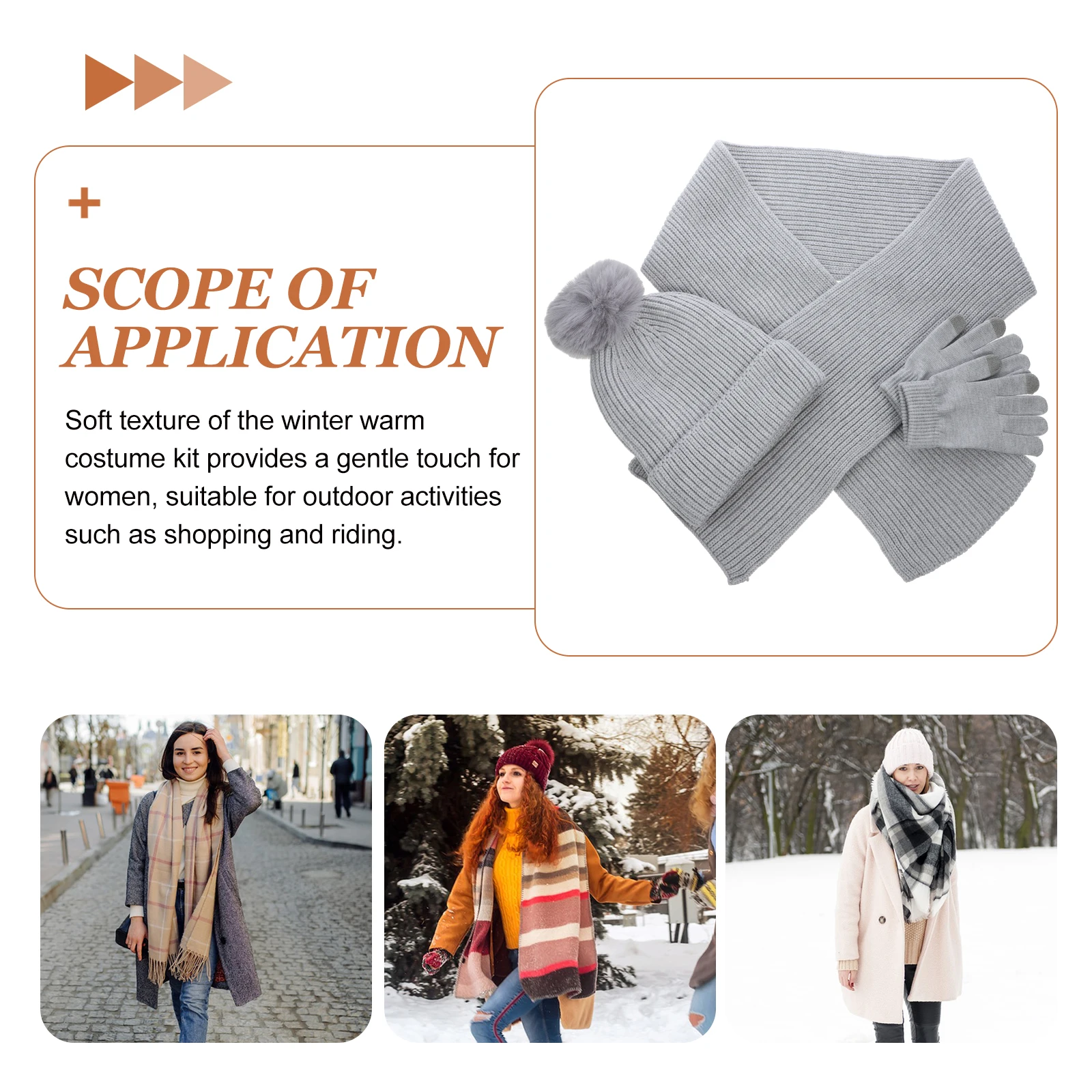 1 set Touch Screen Gloves Winter Warm Set For Women Cold Weather Thermal Riding Gloves Yarn Hat Scarf Outdoor Thicken
1 set Touch Screen Gloves Winter Warm Set For Women Cold Weather Thermal Riding Gloves Yarn Hat Scarf Outdoor Thicken