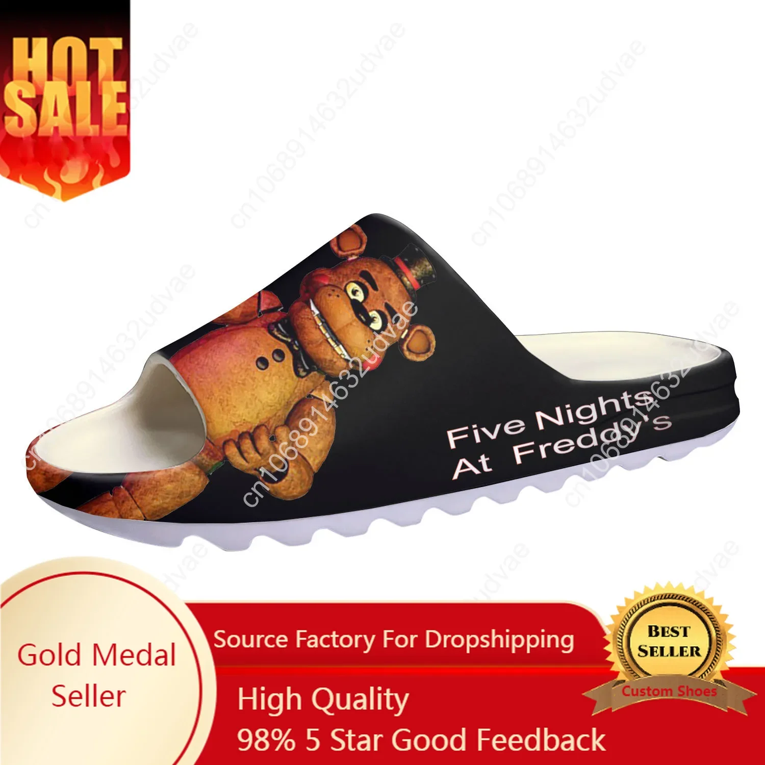 Game N-Nights Cartoon At F-Five Manga F-Freddys Soft Sole Sllipers Home Clogs Custom Water Shoes Mens Womens Teenager Sandals
Game N-Nights Cartoon At F-Five Manga F-Freddys Soft Sole Sllipers Home Clogs Custom Water Shoes Mens Womens Teenager Sandals
