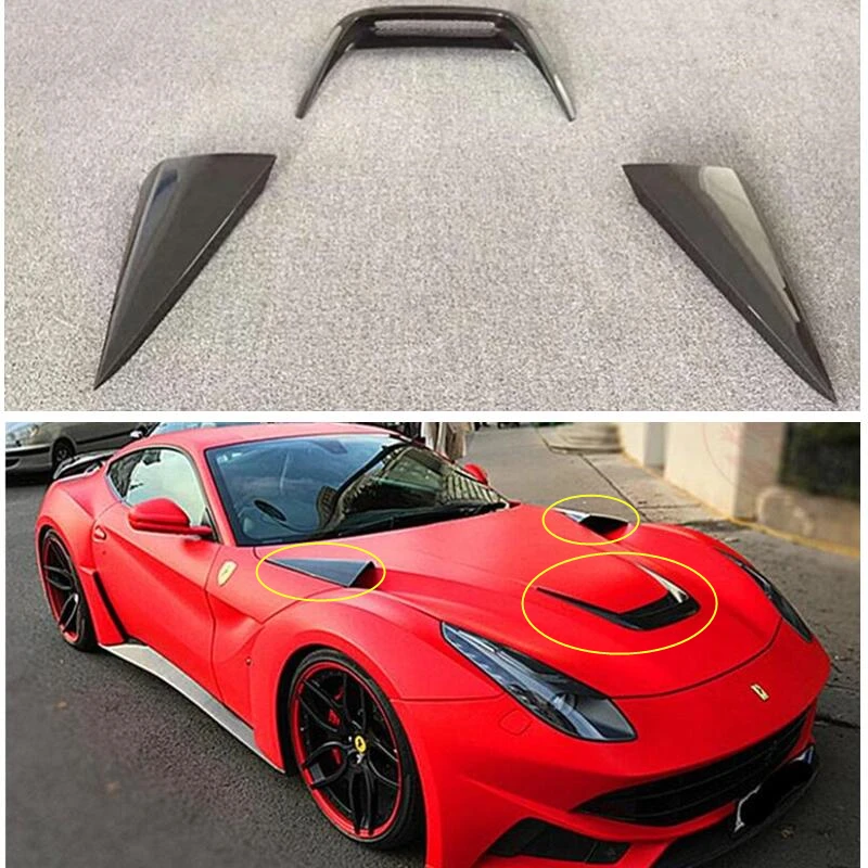 For Ferrari F12 2013-NO Real Carbon Fiber Front Engine Hood Bonnet Vent Decorate Tim Cover High Quality Car Accessories
For Ferrari F12 2013-NO Real Carbon Fiber Front Engine Hood Bonnet Vent Decorate Tim Cover High Quality Car Accessories