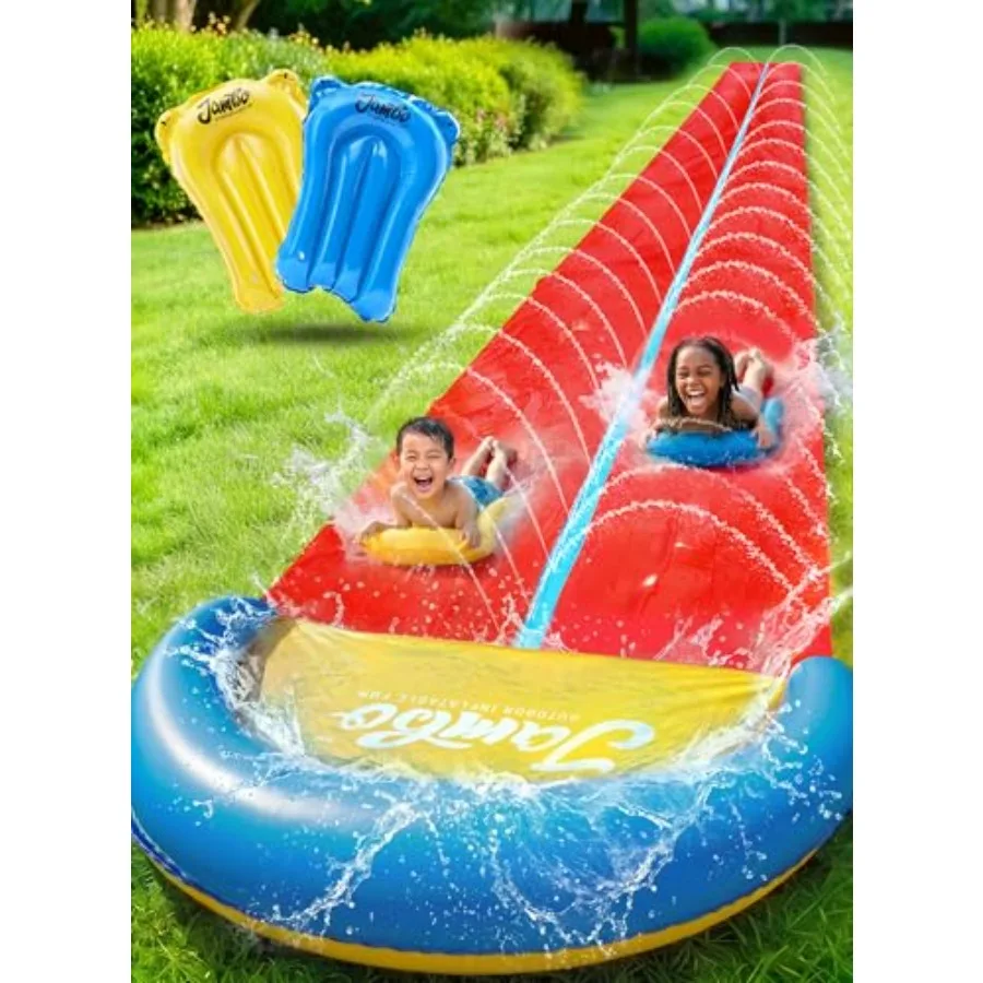 Backyard outdoor water fun for kids: extra long 31.5 ft water slide with 2 bodyboards, heavy duty slip splash and slide, inflat
Backyard outdoor water fun for kids: extra long 31.5 ft water slide with 2 bodyboards, heavy duty slip splash and slide, inflat