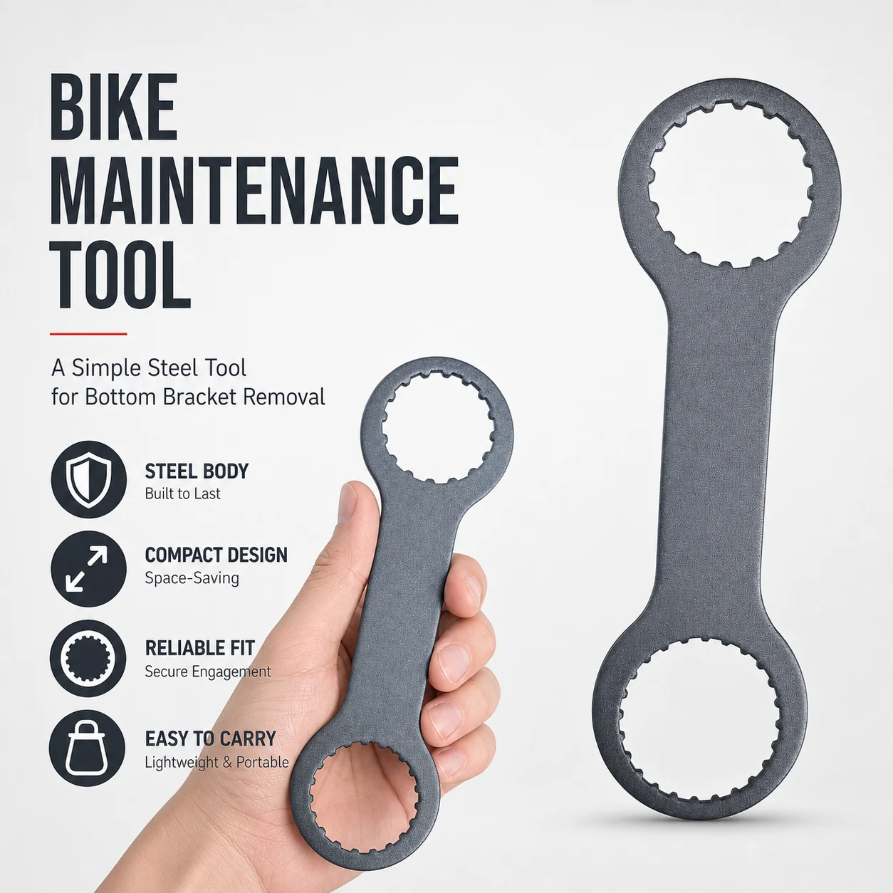 Steel Bike Bottom Bracket Tool BB46 BB44 SRAM DUB Shimano BB51 BB52 BB770 BB71 RS500 MT500 Bicycle Repair Wrench For MTB Road
Steel Bike Bottom Bracket Tool BB46 BB44 SRAM DUB Shimano BB51 BB52 BB770 BB71 RS500 MT500 Bicycle Repair Wrench For MTB Road