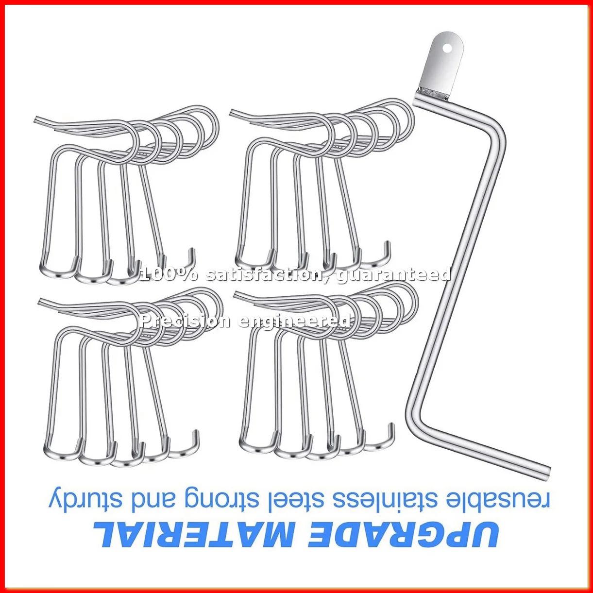Fence Wire Tightener Tool with 1 Tighteners Handle Fence Wire Tensioner Steel Fence Stretcher Tool 31 Pieces-A09G
Fence Wire Tightener Tool with 1 Tighteners Handle Fence Wire Tensioner Steel Fence Stretcher Tool 31 Pieces-A09G