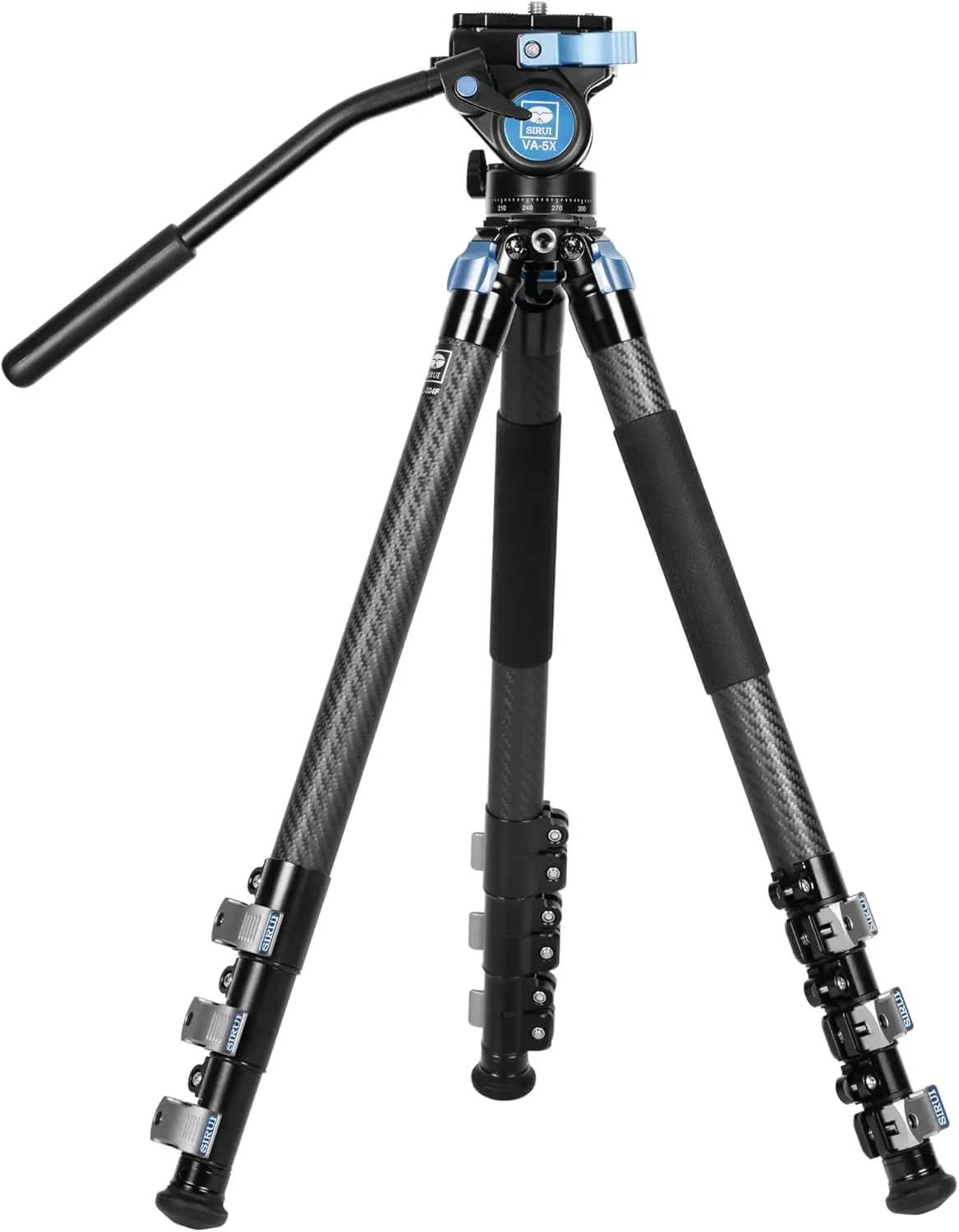SIRUI L-324F Camera Carbon Fiber Compact Travel Tripod with VA-5X Fluid Video HeadMax Load 18kg
SIRUI L-324F Camera Carbon Fiber Compact Travel Tripod with VA-5X Fluid Video HeadMax Load 18kg