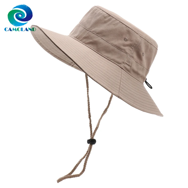 CAMOLAND Summer Outdoor Bucket Hat for Men Big Brim Fishing Cap Waterproof Outdoor Camping Hiking Fisherman Hat Anti-UV Sun Cap
CAMOLAND Summer Outdoor Bucket Hat for Men Big Brim Fishing Cap Waterproof Outdoor Camping Hiking Fisherman Hat Anti-UV Sun Cap