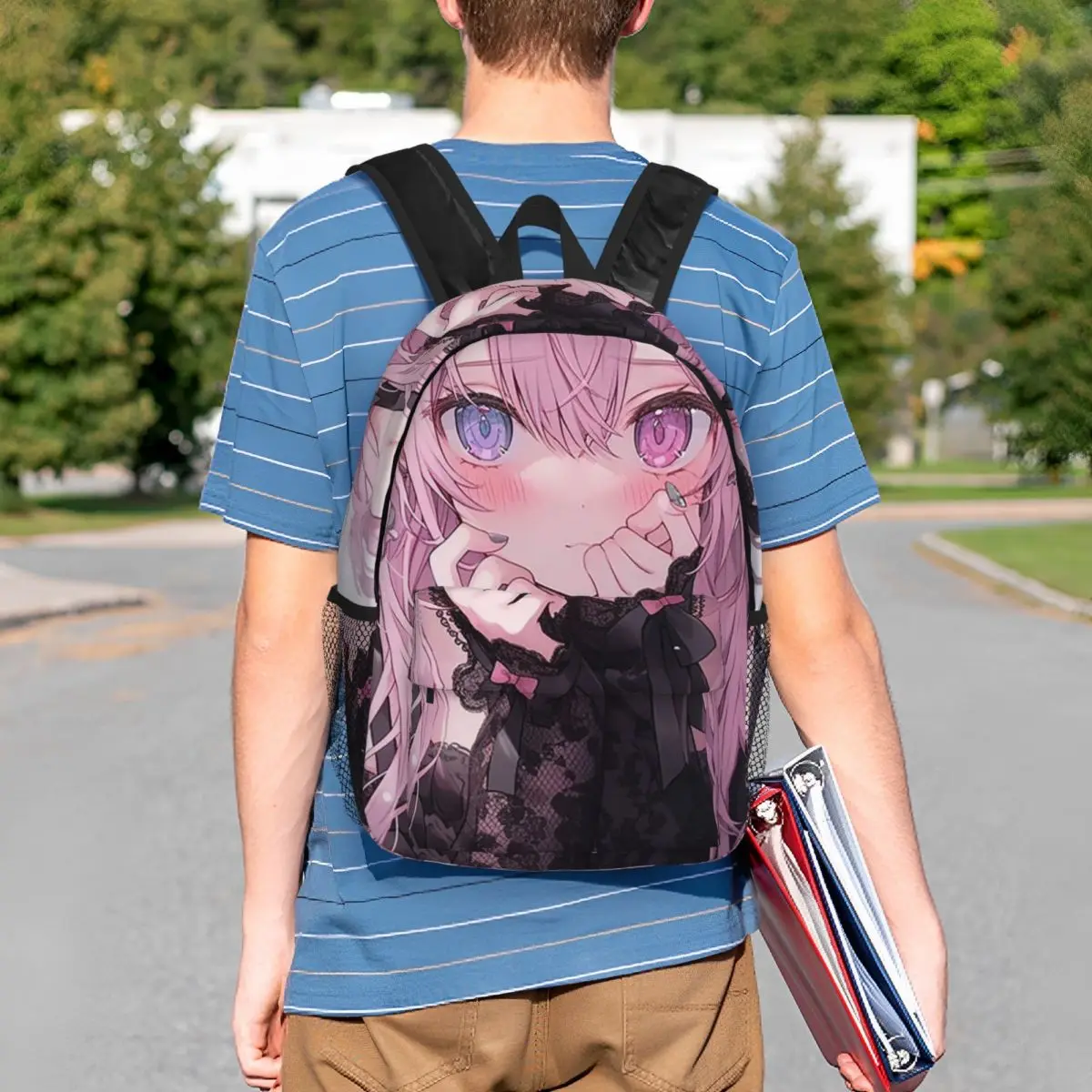 Anime Girl With Cat Ears Backpack Student BookBag Kids School Bag Laptop Shoulder Bags for Boys Girls
Anime Girl With Cat Ears Backpack Student BookBag Kids School Bag Laptop Shoulder Bags for Boys Girls