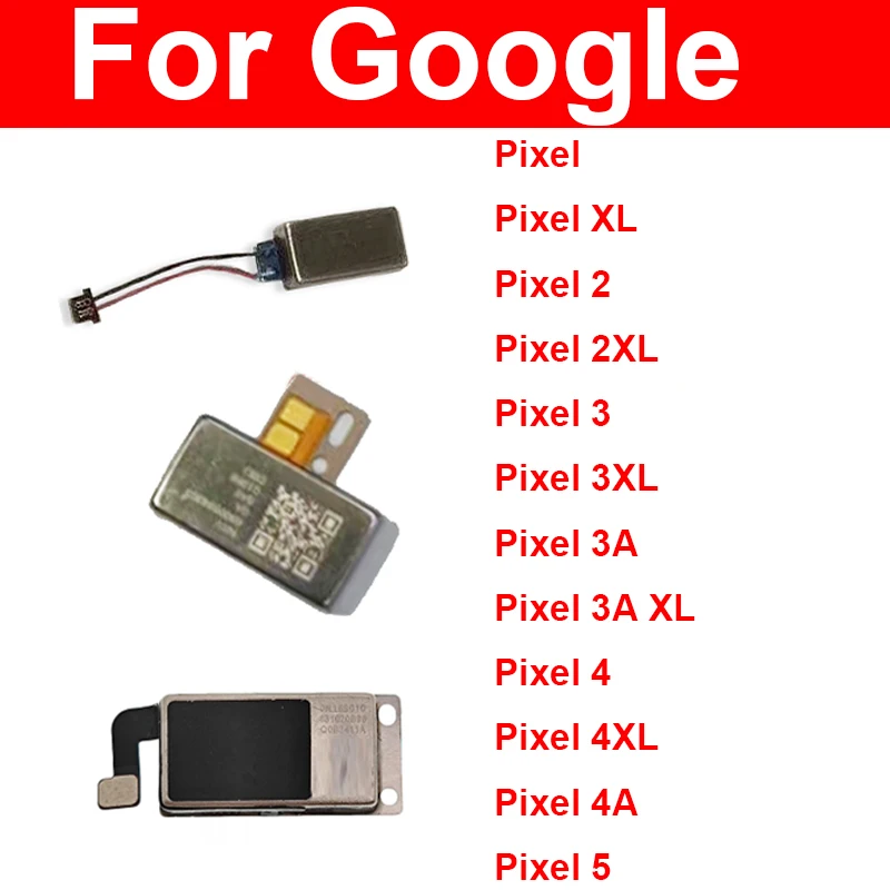 Двигатель вибратора для Google Pixel XL 2 2XL 3 3XL 3A 4 4XL 4A 5 5A Вибрационный модуль Гибкий ленточный кабель Запасные части для ремонта
Двигатель вибратора для Google Pixel XL 2 2XL 3 3XL 3A 4 4XL 4A 5 5A Вибрационный модуль Гибкий ленточный кабель Запасные части для ремонта