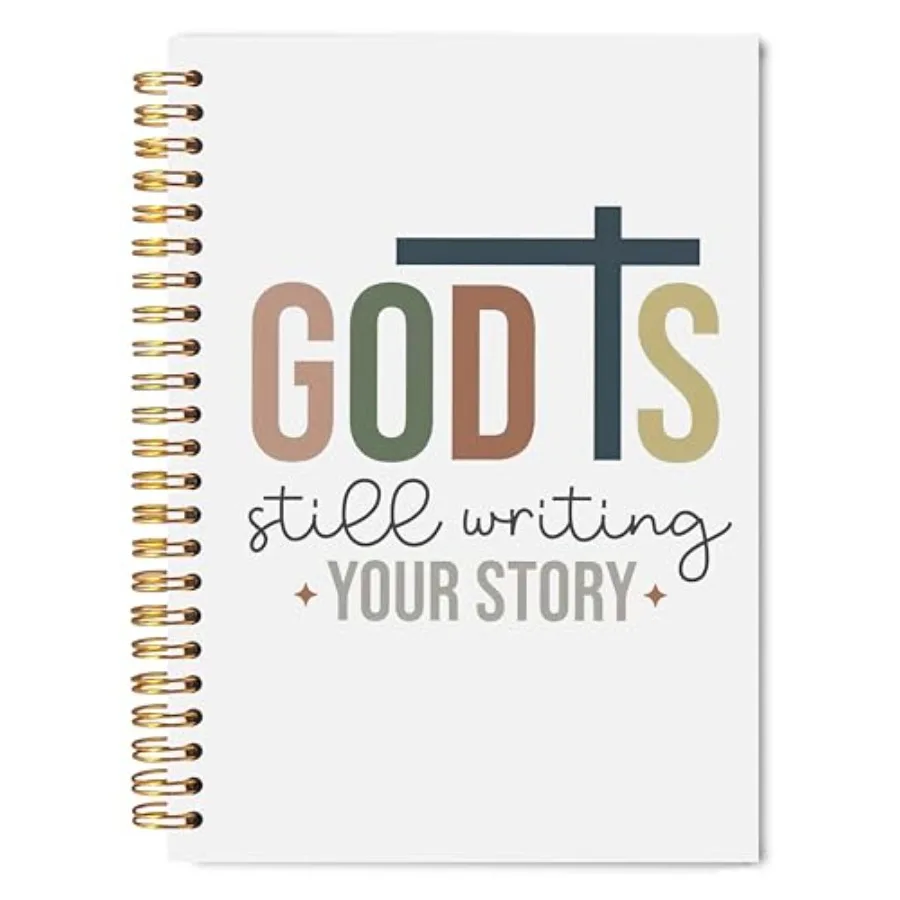 Christian Notebook Journal 5.5x8.3, God is Still Writing Your Story Bible Verse Scripture Journal Notebooks for Note Taking, Ch
Christian Notebook Journal 5.5x8.3, God is Still Writing Your Story Bible Verse Scripture Journal Notebooks for Note Taking, Ch