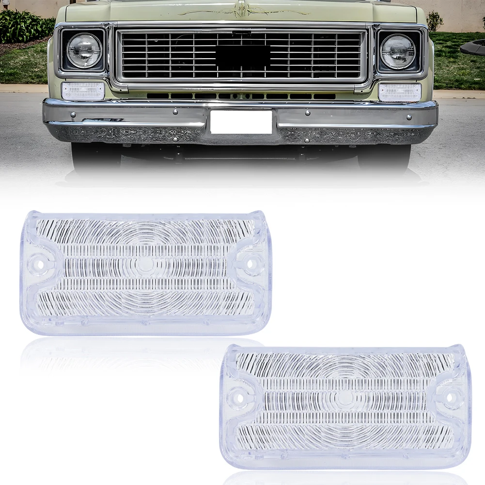 2Pcs Front Turn Signal Light Parking Light Cover For 1973-1980 Chevrolet C10 K10 Truck Blazer Suburban GMC C15/C1500 K15/K1500
2Pcs Front Turn Signal Light Parking Light Cover For 1973-1980 Chevrolet C10 K10 Truck Blazer Suburban GMC C15/C1500 K15/K1500