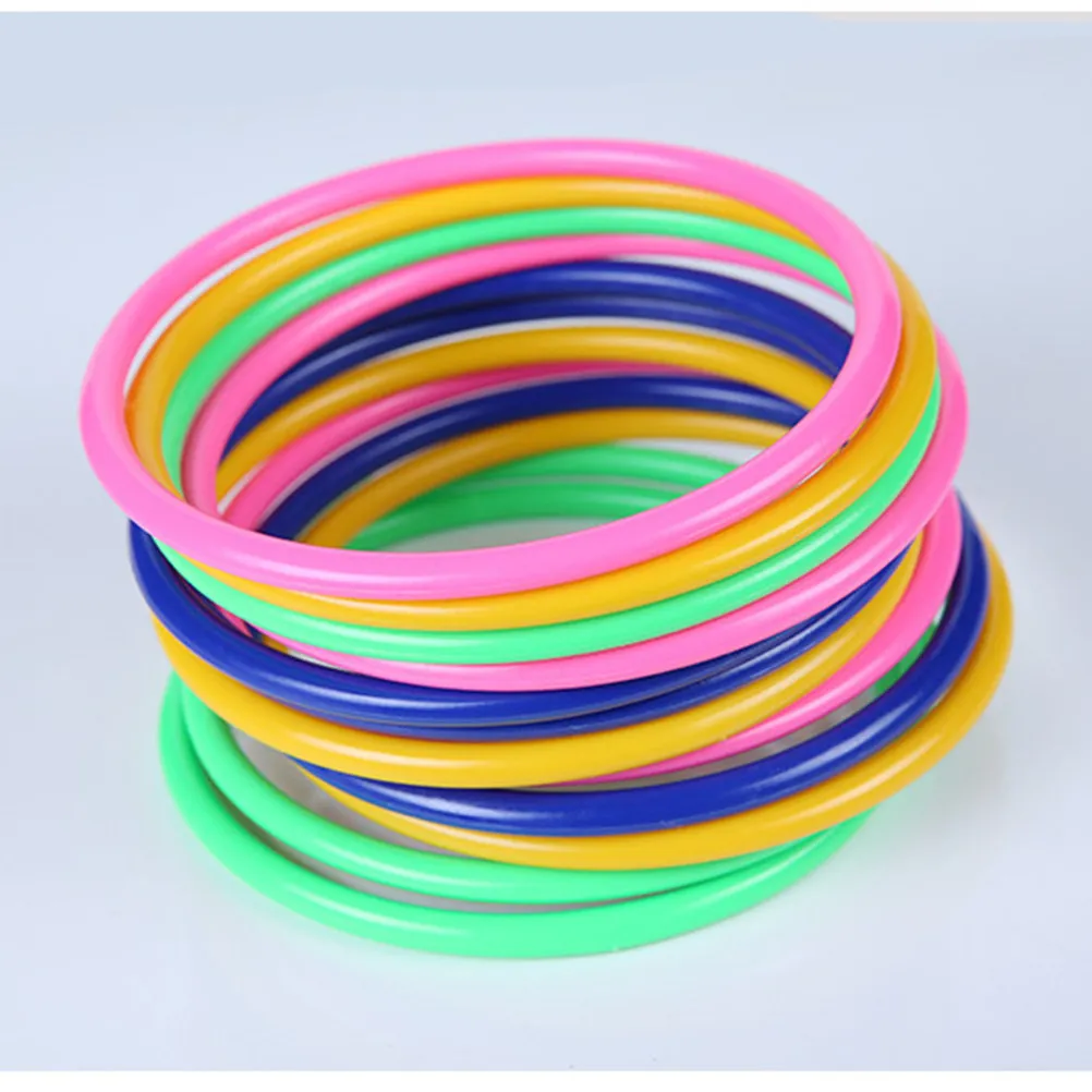 21Pcs Plastic Toss Rings Assorted Colors for Kids Aiming Skills Development Indoor Outdoor Games Toss Rings Toy
21Pcs Plastic Toss Rings Assorted Colors for Kids Aiming Skills Development Indoor Outdoor Games Toss Rings Toy