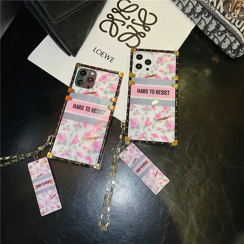 Square Vintage Flower Girly Phone Case For OPPO Reno 7 6 5 4 2 2F 7Z 6Z 5Z 2Z A5 A9 A31 A53 A73 Find X5 Pro X3 X2 Bracelet Cover
Square Vintage Flower Girly Phone Case For OPPO Reno 7 6 5 4 2 2F 7Z 6Z 5Z 2Z A5 A9 A31 A53 A73 Find X5 Pro X3 X2 Bracelet Cover