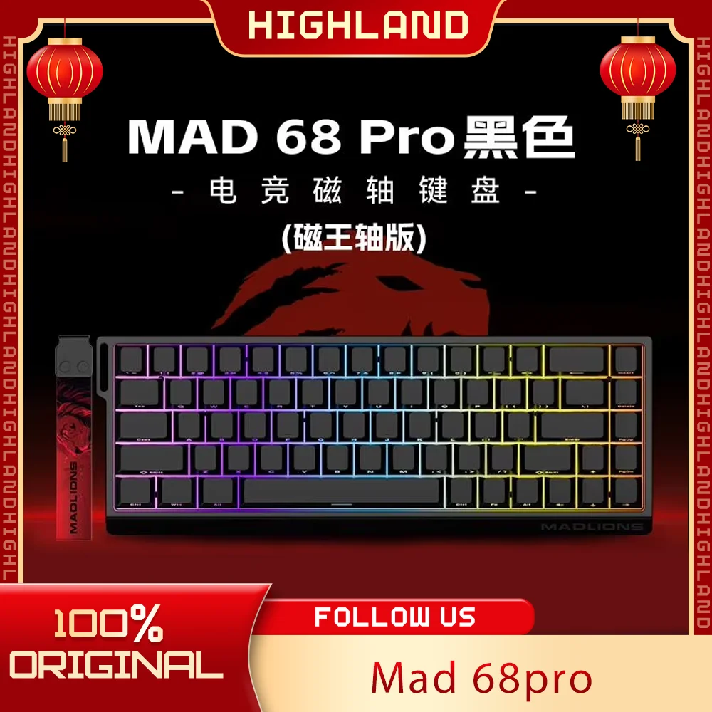 Клавиатура Madlions Mad 68, проводная магнитная клавиатура для киберспорта, индивидуальная клавиатура, механическая клавиатура для киберспорта, аксессуары для ПК
Клавиатура Madlions Mad 68, проводная магнитная клавиатура для киберспорта, индивидуальная клавиатура, механическая клавиатура для киберспорта, аксессуары для ПК