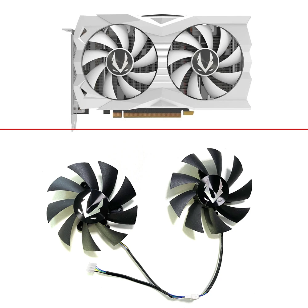 NEW 2pcs Cooling Fans 87MM GA92S2U GA92A2H 12V RTX2070 RTX2060 GPU FAN For ZOTAC RTX 2060 SUPER OC White Edition Graphics card
NEW 2pcs Cooling Fans 87MM GA92S2U GA92A2H 12V RTX2070 RTX2060 GPU FAN For ZOTAC RTX 2060 SUPER OC White Edition Graphics card