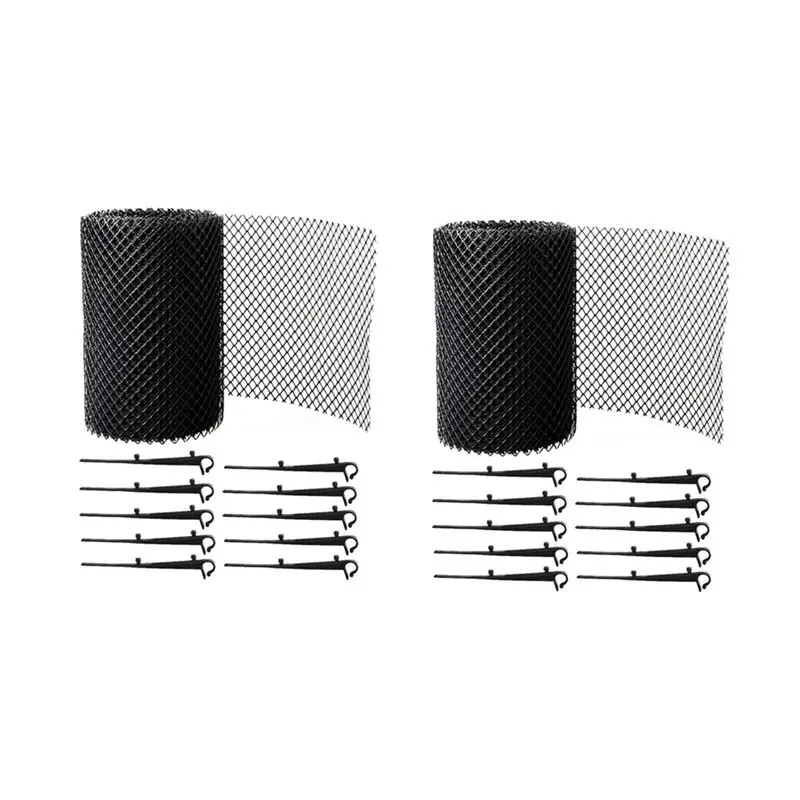 AB11-Strainer 2 Set Gutter Guard Mesh Protector Screen Roll Anti- Falling Leaf Guard Leaf Protection Cover To Gutter Drain Durab
AB11-Strainer 2 Set Gutter Guard Mesh Protector Screen Roll Anti- Falling Leaf Guard Leaf Protection Cover To Gutter Drain Durab