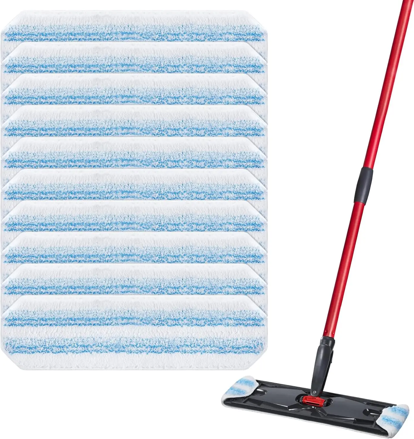 10 Pack H2prO Mop Pads Compatible with O Ceda H2PrO Flat Mo p System, 100% Microfiber Mop Head Replacements, Washable and Reu
10 Pack H2prO Mop Pads Compatible with O Ceda H2PrO Flat Mo p System, 100% Microfiber Mop Head Replacements, Washable and Reu