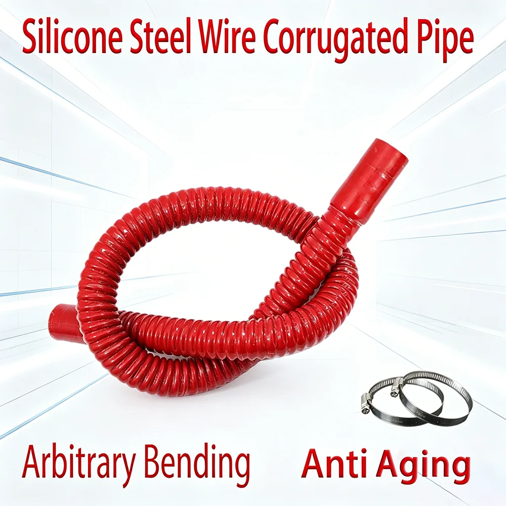 ID16-110mm Red General Motors Silicone Connection Hose High Pressure High Temperature Steel Wire Corrugated Hose
ID16-110mm Red General Motors Silicone Connection Hose High Pressure High Temperature Steel Wire Corrugated Hose
