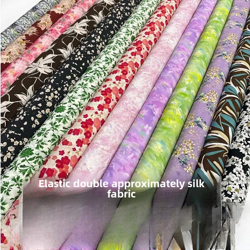 Stretch Crepe Silk Fabric Small Floral Print Wide Width Mulberry Silk Spring Summer Shirt Dress Material High-End Custom Textile
Stretch Crepe Silk Fabric Small Floral Print Wide Width Mulberry Silk Spring Summer Shirt Dress Material High-End Custom Textile