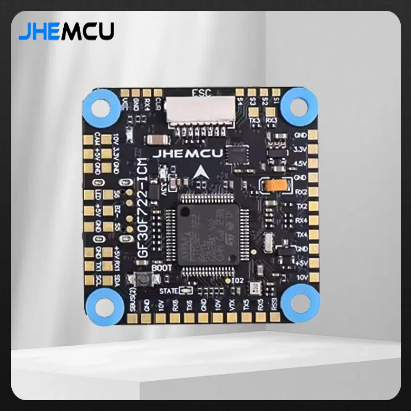 JHEMCU GF30F722-ICM F722 Baro OSD 5 В 10 В двойной контроллер полета BEC 3-8S 30,5X30,5 мм для RC FPV Freestyle HD Parts
JHEMCU GF30F722-ICM F722 Baro OSD 5 В 10 В двойной контроллер полета BEC 3-8S 30,5X30,5 мм для RC FPV Freestyle HD Parts