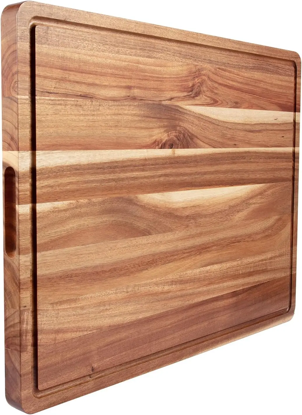Large Acacia Wood Cutting Board, 24x18 Inch with Juice Groove, Reversible Butcher Block for Meat and Veggies
Large Acacia Wood Cutting Board, 24x18 Inch with Juice Groove, Reversible Butcher Block for Meat and Veggies