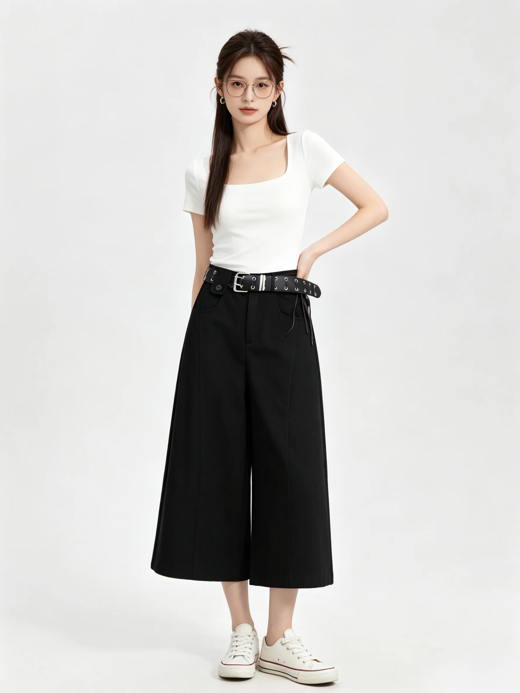 Retro Korean Loose Wide Leg Pants Casual Comfortable Seven Feet Loose Lazy Skin-friendly Simple Low Waist Zipper Women's Jeans
Retro Korean Loose Wide Leg Pants Casual Comfortable Seven Feet Loose Lazy Skin-friendly Simple Low Waist Zipper Women's Jeans