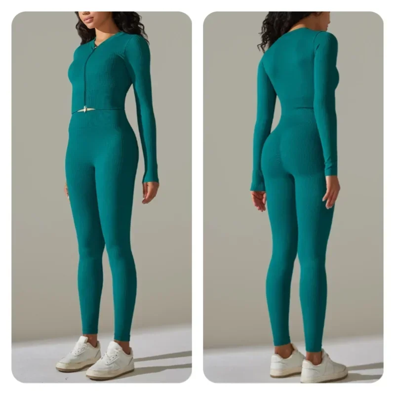 Autumn and Winter New Women's Yoga Clothing Pants Set, Gym Running Outdoor Sports Set
Autumn and Winter New Women's Yoga Clothing Pants Set, Gym Running Outdoor Sports Set