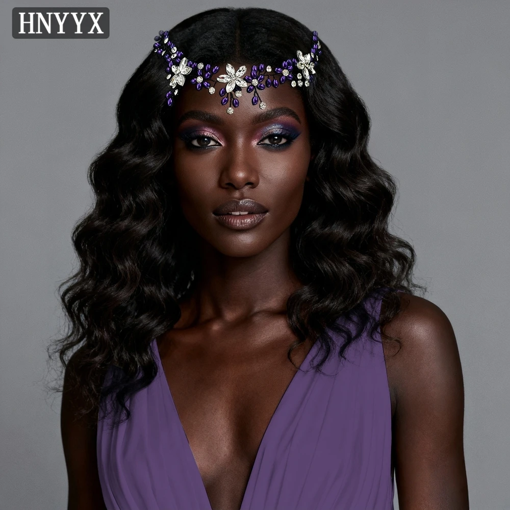 HNYYX Purple Crystal Hair Accessories Elegant Hair Comb for Women Bridal Wedding Headpiece Bride Pearl Headdress Tiara A260 
HNYYX Purple Crystal Hair Accessories Elegant Hair Comb for Women Bridal Wedding Headpiece Bride Pearl Headdress Tiara A260