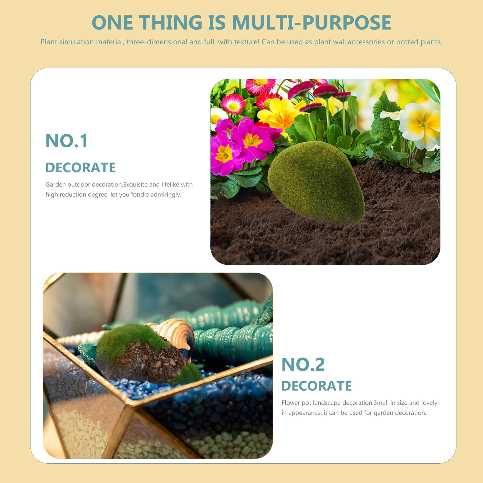 14Pcs Simulated Mossy Stone Decorative Moss Ornament Garden Landscaping Background Adornment Faux Mossy Rock Props Plant Wall
14Pcs Simulated Mossy Stone Decorative Moss Ornament Garden Landscaping Background Adornment Faux Mossy Rock Props Plant Wall