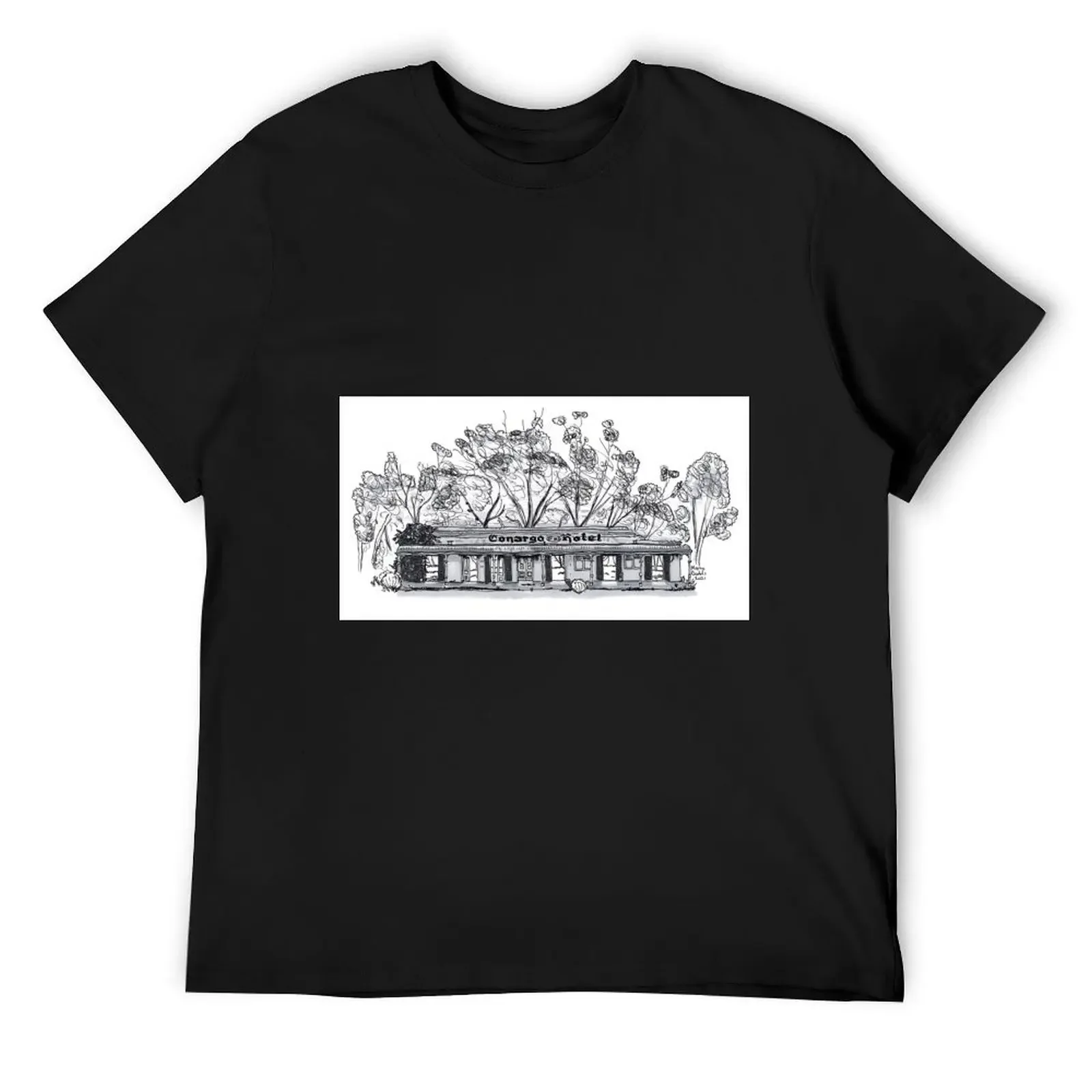 Australian Art: Pen & Ink Drawing of an Abandoned Pub Hotel T-Shirt Anime t-shirt oversized t shirt men 100℅ cotton
Australian Art: Pen & Ink Drawing of an Abandoned Pub Hotel T-Shirt Anime t-shirt oversized t shirt men 100℅ cotton