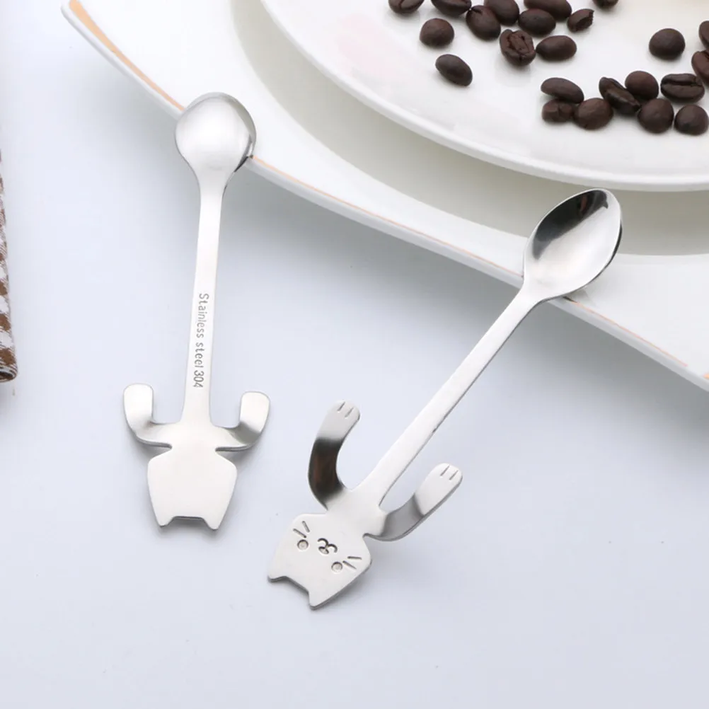 Hanging Cartoon Cat Spoon 304 Stainless Steel Tea Coffee Spoon for Cup Rim Hanging Smooth Polished Rustproof Kitchen Utensil
Hanging Cartoon Cat Spoon 304 Stainless Steel Tea Coffee Spoon for Cup Rim Hanging Smooth Polished Rustproof Kitchen Utensil