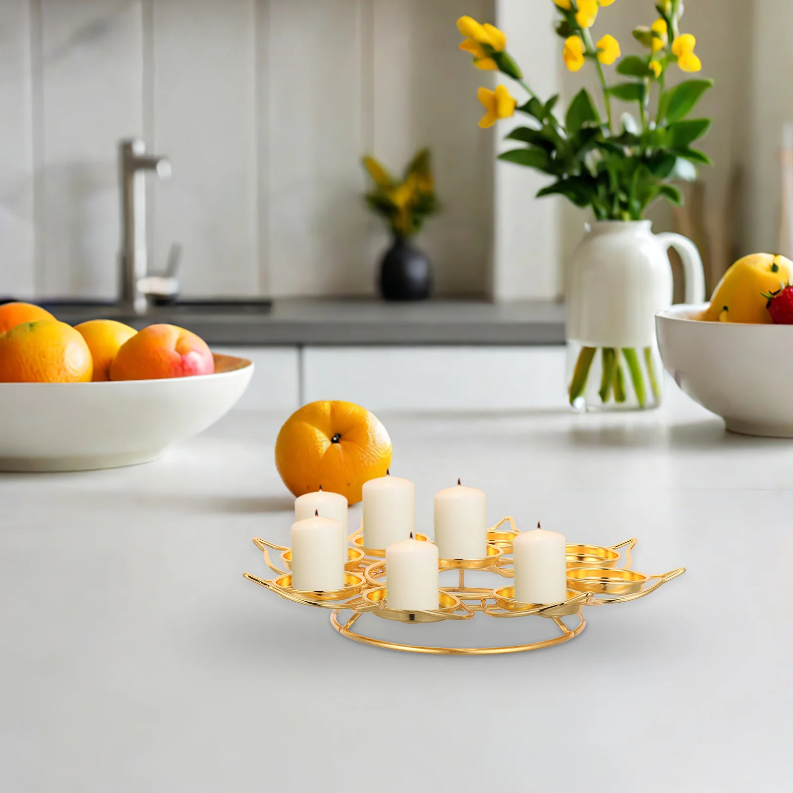 Lotus Flower Holder 9-Trays Decorative Alloy Tealight Stand Diwali Party Home Ornament Festival Holder
Lotus Flower Holder 9-Trays Decorative Alloy Tealight Stand Diwali Party Home Ornament Festival Holder